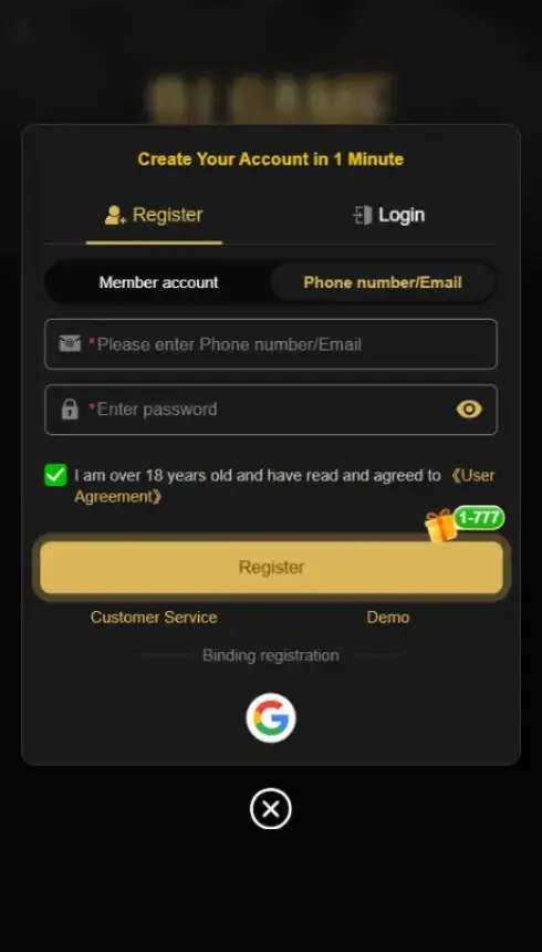 9J Game Login