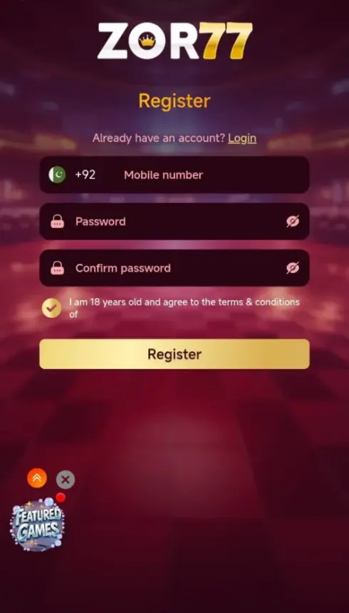 Zor77 Game login