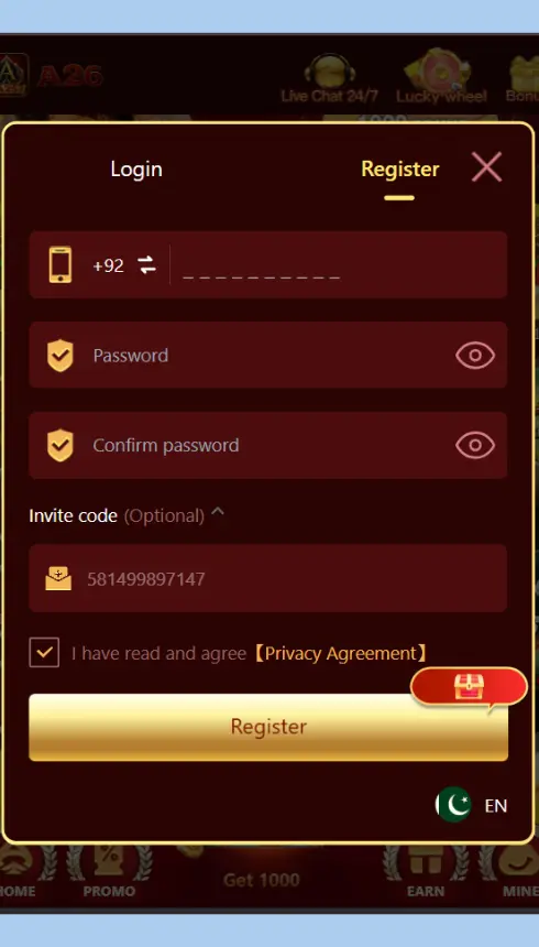 A26 Game Login