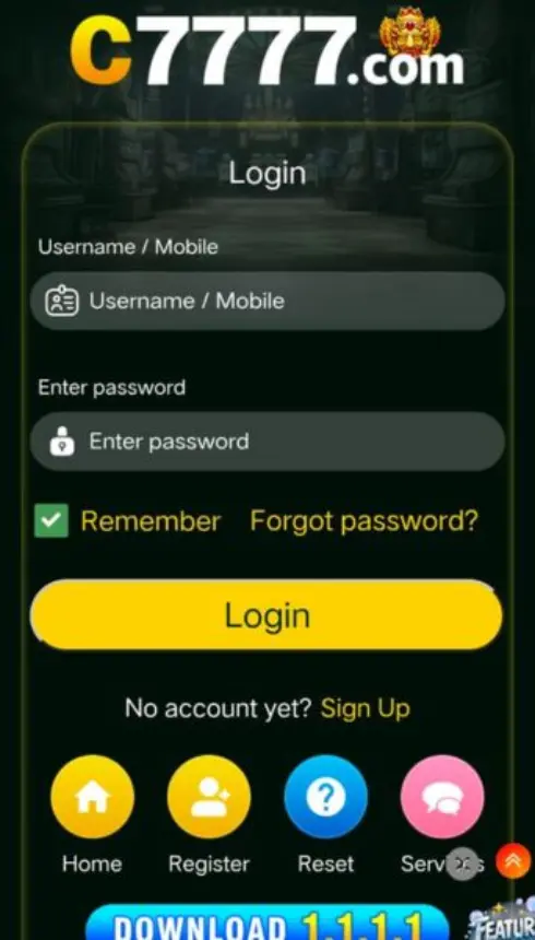 C7777 Game Login
